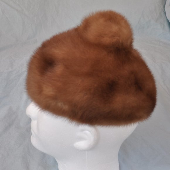 Adolfo II vintage fur hat and stole wrap collar (w682) main image 11